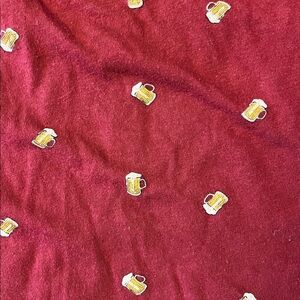 Beer T-shirt MEDIUM Burgundy